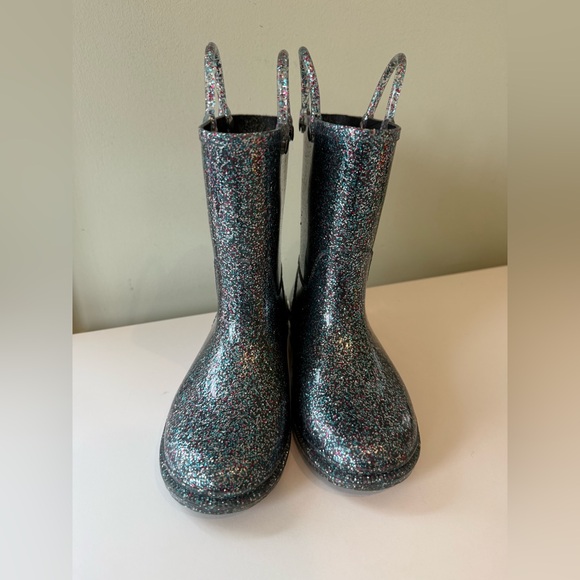 Wester Chief Girls Glitter Waterproof Rain Boot size 13 EUC - Picture 3 of 9